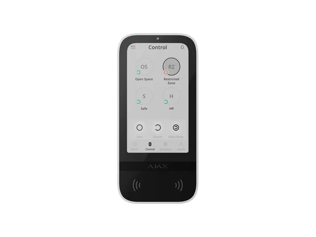 Ajax KeyPad TouchScreen Jeweller, teclado tátil